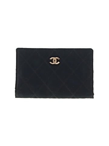 Chanel Vintage Leather Diamond Stitched Compact Flap Wallet (view 1)