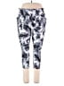 Athletic Works Print Silver Active Pants Size 3X - photo 1