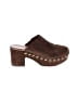Chocolat Blu 100% Leather Brown Mule/Clog Size 8 1/2 - photo 1