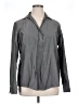 MING WANG 100% Cotton Gray Long Sleeve Blouse Size XL - photo 1