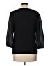 I.N. Studio 100% Polyester Black 3/4 Sleeve Blouse Size L - photo 2