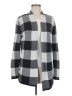 Lands' End Checkered-gingham Gray Cardigan Size M (estimated) - photo 1