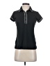 Adidas 100% Polyester Black Short Sleeve Polo Size S - photo 1