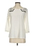 a.n.a. A New Approach 100% Polyester Ivory 3/4 Sleeve Blouse Size S - photo 1