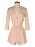 The Fifth Label 100% Polyester Solid Tan Romper Size S - photo 1
