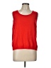 St. John Red Sleeveless Top Size L - photo 1