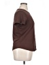 Madewell Brown Short Sleeve Top Size XL - photo 4