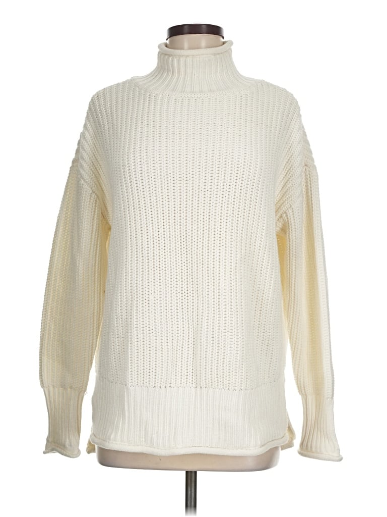Pre-owned Haven Well Within Turtleneck Sweater In Ivory