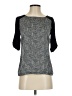 The Limited 100% Polyester Graphic Chevron-herringbone Multi Color Gray 3/4 Sleeve Top Size XS - photo 1