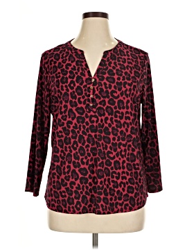 Anne Klein Long Sleeve Blouse