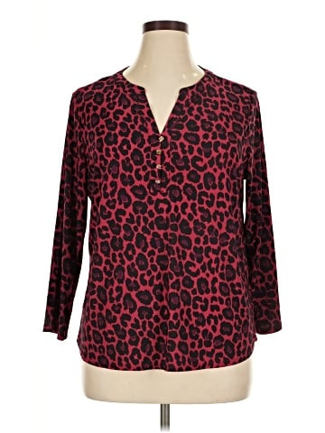 Anne Klein Long Sleeve Blouse (view 1)