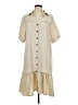 Shein 100% Polyester Tan Casual Dress Size 12 - photo 1