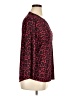 Anne Klein Animal Print Red Long Sleeve Blouse Size XL - photo 4