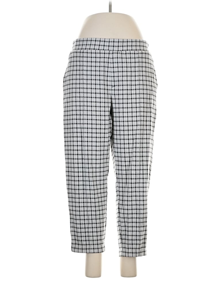 Pre-owned Lands' End Casual Pants In Gray