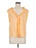 Dylan 100% Rayon Orange Sleeveless Blouse Size M - photo 1