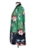 Chico's 100% Polyester Tropical Floral Graphic Green Blazer Size Sm (0) - photo 5