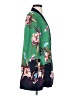 Chico's 100% Polyester Tropical Floral Graphic Green Blazer Size Sm (0) - photo 4