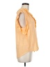 Dylan 100% Rayon Orange Sleeveless Blouse Size M - photo 4