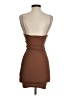 Pull&Bear 100% Cotton Solid Brown Cocktail Dress Size XS - photo 2