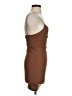 Pull&Bear 100% Cotton Solid Brown Cocktail Dress Size XS - photo 4