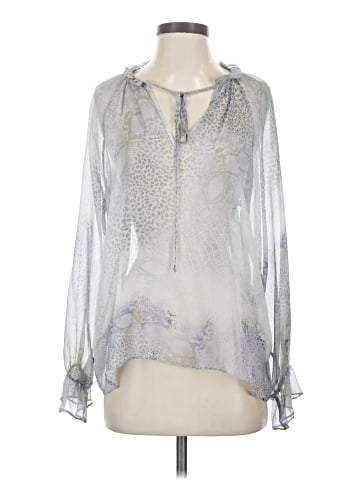 Lola & Sophie Long Sleeve Silk Top (view 1)