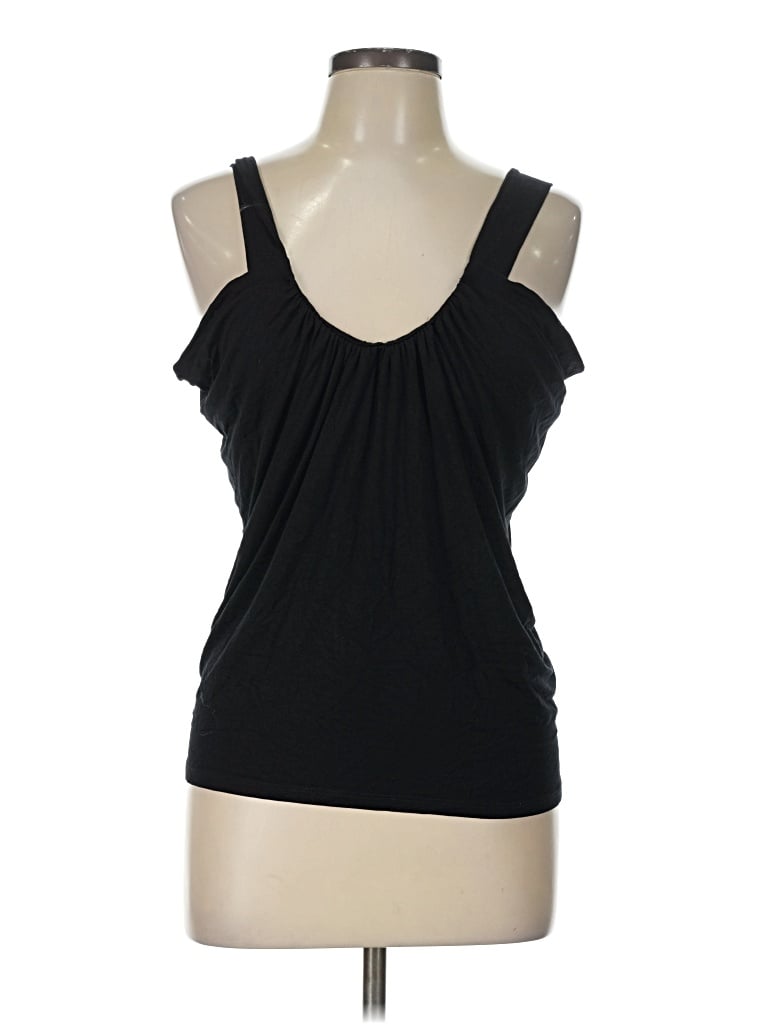 Pre-owned Max Mara Tank Top Black Tops