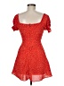Shareen 100% Cotton Hearts Red Cocktail Dress Size 6 - photo 2