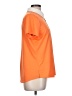 Belyn Key Orange Short Sleeve Top Size L - photo 4
