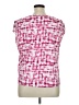 Juniper + Lime Pink Short Sleeve Blouse Size XL - photo 2