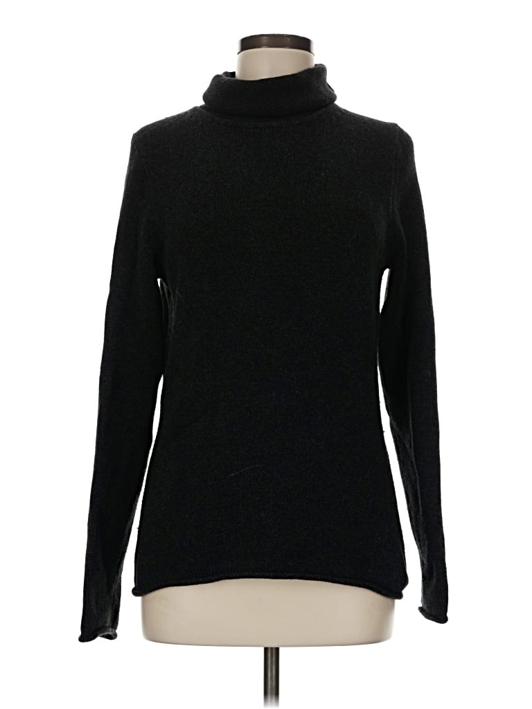 Pre-owned Jcrew Turtleneck Sweater In Black