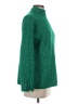 Ann Taylor LOFT Solid Green Turtleneck Sweater Size S - photo 4