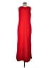SPANX Solid Red Casual Dress Size M - photo 1