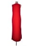 SPANX Solid Red Casual Dress Size M - photo 2