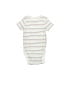 Cloud Island 100% Cotton Stripes Ivory White Short Sleeve Onesie Size 0-3 mo - photo 2