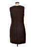 Style Solid Brown Casual Dress Size 12 - photo 2