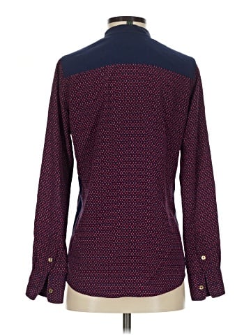 C. Wonder Long Sleeve Silk Top (view 2)