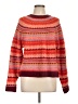 American Eagle Outfitters Print Orange Pullover Sweater Size L - photo 1
