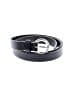 Assorted Brands 100% Leather Black Leather Belt Size M - photo 1
