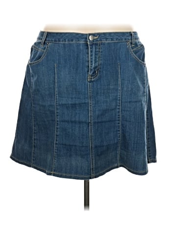 L.A. Blues Denim Skirt (view 1)