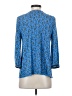 J.Jill Blue 3/4 Sleeve Blouse Size S - photo 2