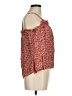 J.Crew 100% Silk Red 3/4 Sleeve Silk Top Size 8 (petite) - photo 4