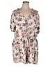 Torrid Floral Pink Ivory Romper Size 2X Plus (2) - photo 1