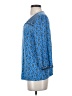 J.Jill Blue 3/4 Sleeve Blouse Size S - photo 5