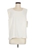 Caroline Rose 100% Polyester Ivory Sleeveless T-Shirt Size M - photo 1