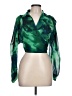 Shein 100% Polyester Green 3/4 Sleeve Blouse Size L - photo 1