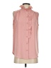 Anne Klein 100% Polyester Pink Sleeveless Blouse Size S - photo 1