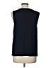 Ann Taylor 100% Polyester Blue Sleeveless Blouse Size L - photo 2