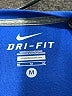 Nike 100% Polyester Blue Active T-Shirt Size M - photo 7