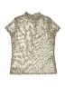 Justice Animal Print Gold Short Sleeve Turtleneck Size 16 - 18 - photo 2