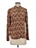 J.Jill 100% Rayon Paisley Brown Long Sleeve Blouse Size XS - photo 1